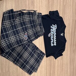 Tennessee Titans Women's Navy Pajama Set
